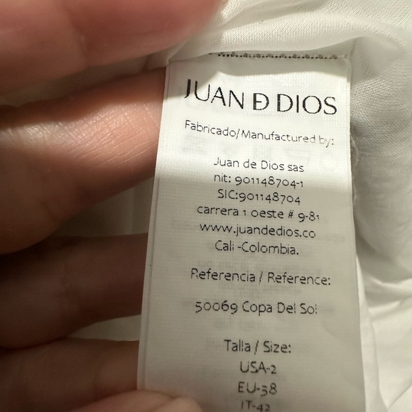 Juan De Dios Copa Del Sol Maxi Dress in 100% Linen Colorful Pineapples Size 2 - Picture 7 of 13